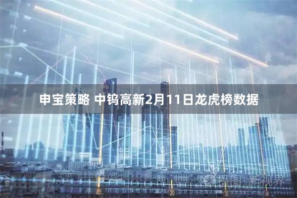 申宝策略 中钨高新2月11日龙虎榜数据