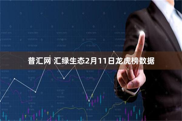 普汇网 汇绿生态2月11日龙虎榜数据